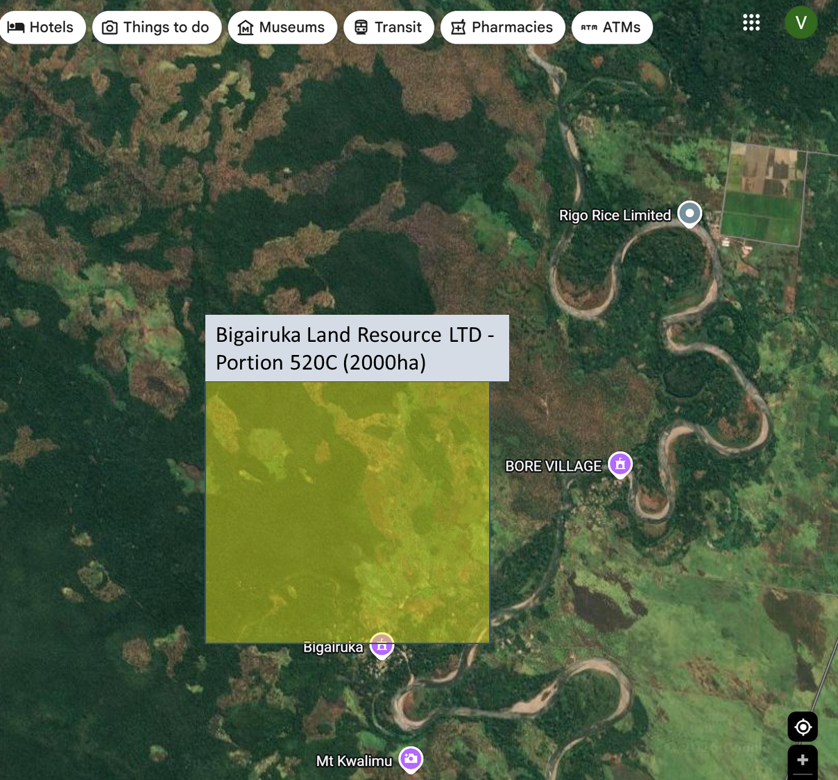 Portion 520C Location Map